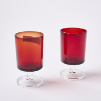 Two Ruby Red Glasses