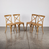 A Set Of Four Oak Cross-Back Chairs - 2