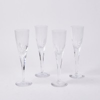 A Collection Of Four Atlantis Champagne Flutes