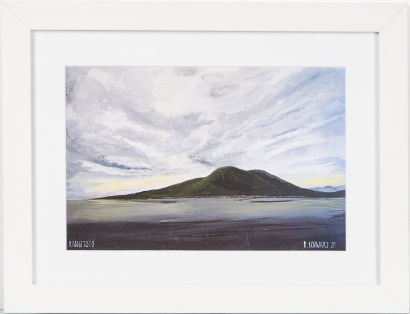 RUDI SCHWARZ Angry Sky Over Rangitoto Print