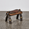 An Saddle Stool With Egyptian Detailing - 2