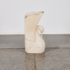 An Impressive Salvage Wooden Swan Vase