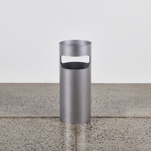 A Kartell Gino Colombini Grey Umbrella Stand/Bin