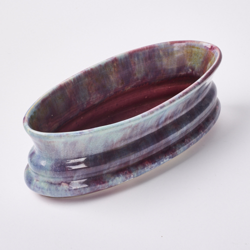 A Purple Glazed Crown Lynn Mantle Vase