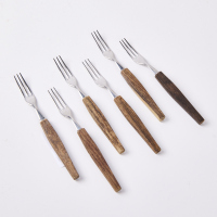 A Set Of Six Retro Pickle Forks