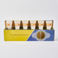 A Set of Crown Crystal Glasses in Original Packing