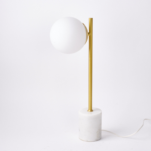 A Contemporary Marble Based Lamp