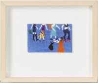 JENNIFER PUDNEY The Little Black Dress Framed Tapestry