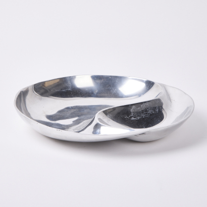 A Polished Aluminium Serving Dish