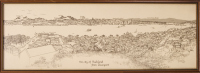 A Picture Of Auckland City From Devonport By Peter Mildner