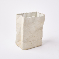 A Ceramic Paper Bag Pottery Vase