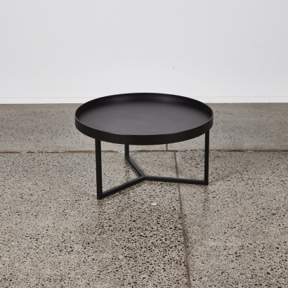 A Minimal Design Black Side Table