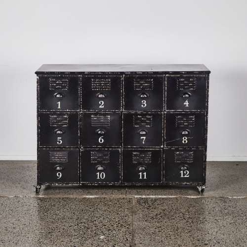 A Industrial Koko Classic Twelve Drawer Storage Unit