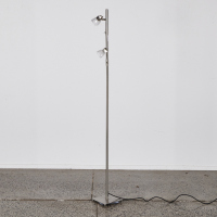 A Modern Minimal Twin Light Floor Lamp