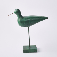 A Folk Art Abstract Wooden Bird Sculpture