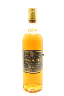 (1) 1961 Chateau Guiraud, Sauternes