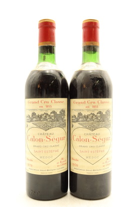 (2) 1970 Chateau Calon-Segur, Saint-Estephe (TS)