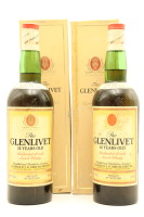 (2) The Glenlivet 12 Years Old Unblended All Malt Scotch Whisky, 43% ABV, 750ml, Circa 1980s