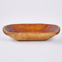 A Rectangular Wood Serving Dish