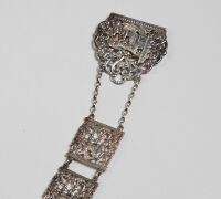 A Silverplate Egyptian Filligree Belt