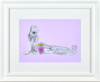 HYE RIM LEE White Dragon - Pink Berry, Pink Background - 2