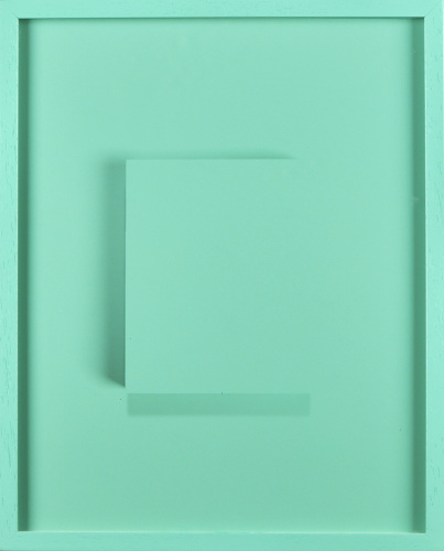 SHAUN WAUGH Drop-Shadow, Bluish Green