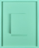 SHAUN WAUGH Drop-Shadow, Bluish Green