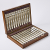An Ornate Walker & Hall Sheffield 12 -Setting Fish Knife and Fork Boxed Set - 3