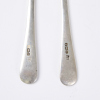 A Sterling Silver James Swann & Son Fork and Spoon - 2