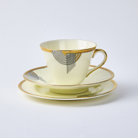 A Royal Doulton 'Foley' Tea Cup and Saucers