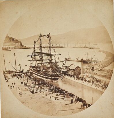 Photographer Unknown - Lyttleton Graving Dock, Opened by Sir James Prendergast on 3 January 1883