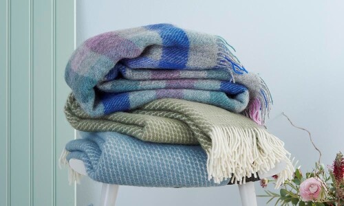 A Cosy Throw by Swedish Company Klippan Yllefabrik, Kindly Donated by Vessel of Victoria Street, Wellington