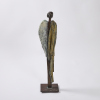 A Bronze Angel Figure Sculpture - 2