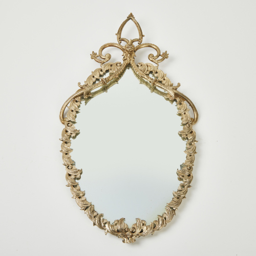 A 24 Carat Gold Plated Gilt Mirror