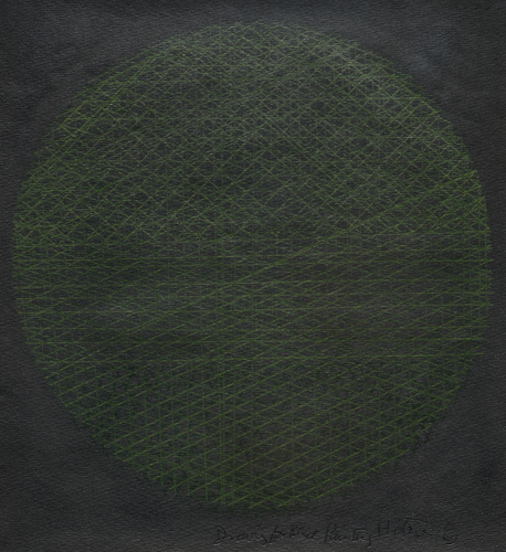RALPH HOTERE Drawing for Black Painting