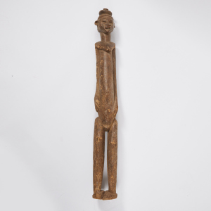 An Elongated Baule Figure, Ivory Coast