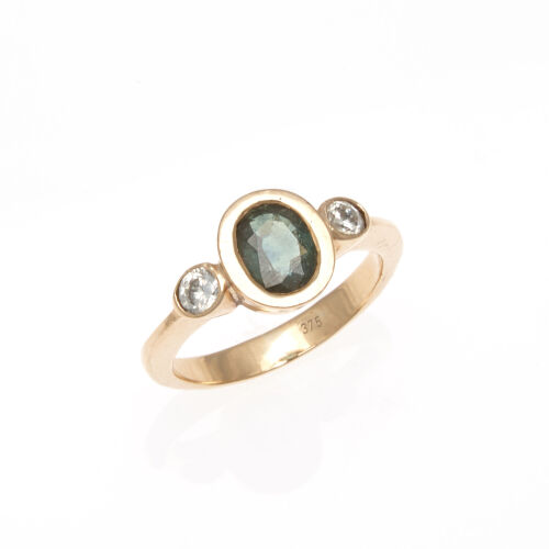 9ct Sapphire and Diamond Ring&nbsp;