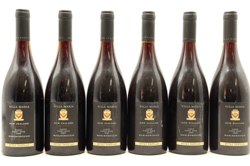 (6) 2000 Villa Maria Single Vineyard Lloyd Pinot Noir, Marlborough