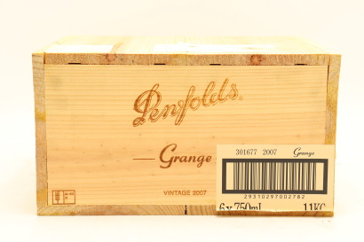 (6) 2007 Penfolds Grange Bin 95, South Australia [JR18.5] [WE97] [RP95] [BC96] (OWC)