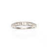 14ct White Gold Diamond Band