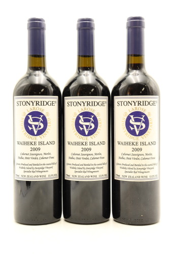 (3) 2009 Stonyridge Vineyard Larose, Waiheke Island