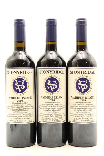 (3) 2004 Stonyridge Vineyard Larose, Waiheke Island