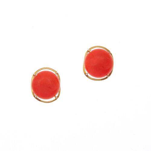 10ct Carnelian Stud Earrings