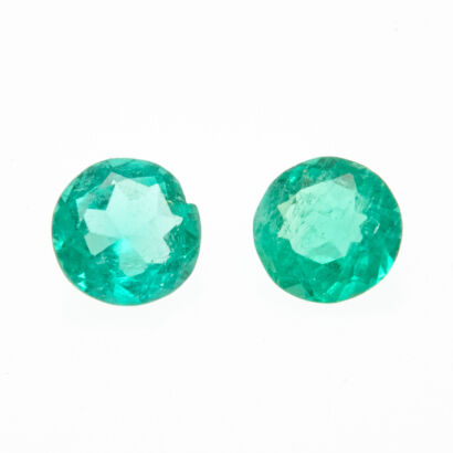 Two Loose Colombian Emeralds