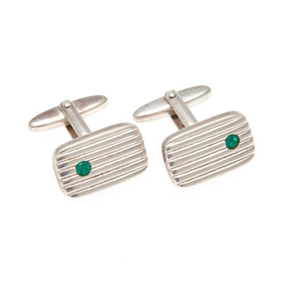 Emerald Cuff-links