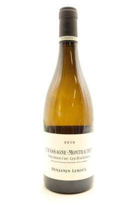 (1) 2016 Benjamin Leroux Les Baudines, Chassagne-Montrachet Premier Cru [JR16]