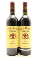 (2) 2003 Chateau Malescot-St-Exupery, Margaux [JR16.5]