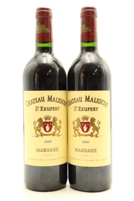 (2) 2000 Chateau Malescot-St-Exupery, Margaux [JR17.5] [RP95]