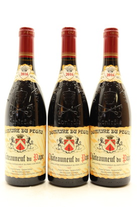 (3) 2016 Domaine du Pegau Chateauneuf-du-Pape Cuvee Reservee, Rhone [JR17.5] [RP95] [WE97] [WS96]