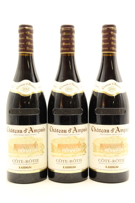 (3) 2010 E. Guigal Chateau d'Ampuis Cote Rotie, Rhone [JR17] [RP99] [WS97]